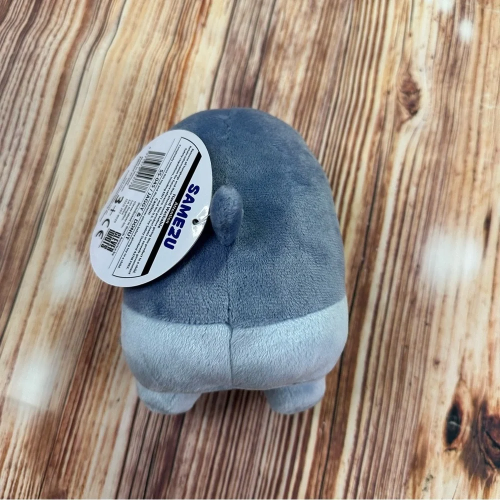 NWT SAMEZU Nom Nom Shark Plush- Jaggy & Donuts- Stuffed Animal 6.5